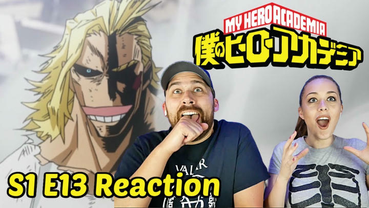 My Hero Academia [English Dub] S1 E13 "In Each of Our Hearts" SEASON FINALE REACTION! 1x13