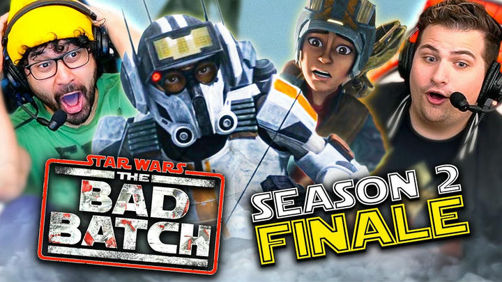 THE BAD BATCH Season 2 FINALE REACTION!! 2x15 & 2x16 Breakdown & Review | Star Wars Easter Eggs