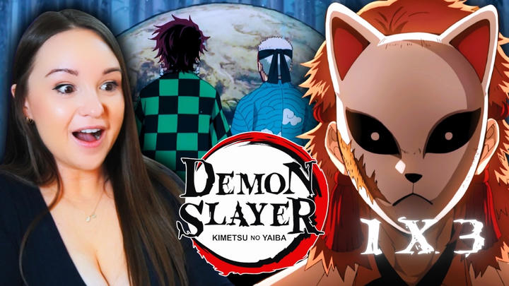 Demon Slayer 1x3 REACTION | "Sabito and Makomo"