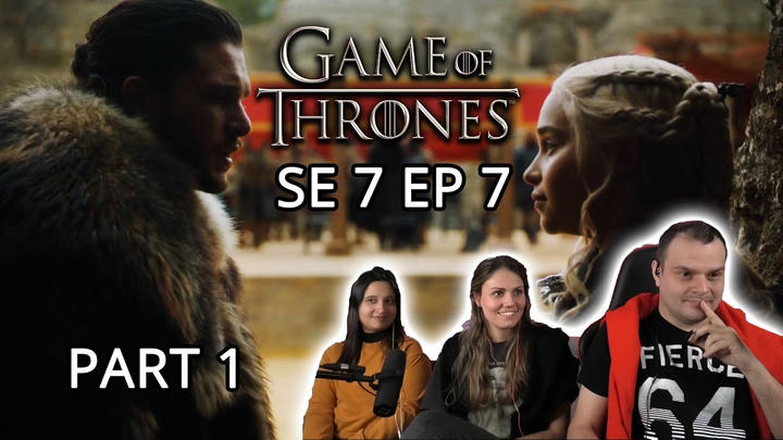 Game of Thrones Season 7 Episode 7 'The Dragon and the Wolf' REACTION Part 1