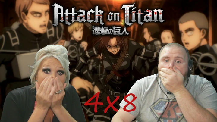ATTACK ON TITAN 4x8 REACTION | Assassin's Bullet