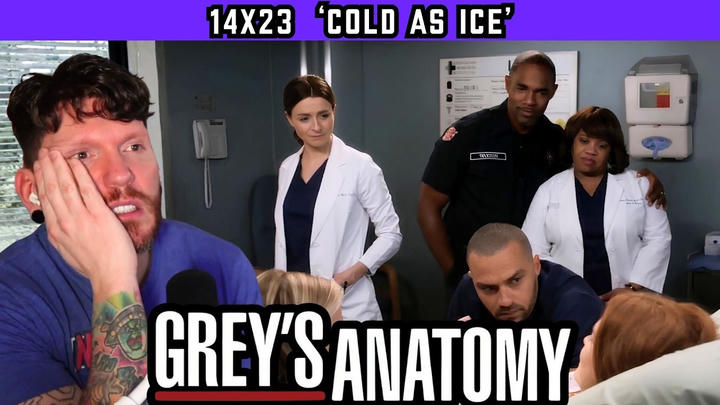 First time watching GREY'S ANATOMY 14x23 'Cold as Ice' REACTION