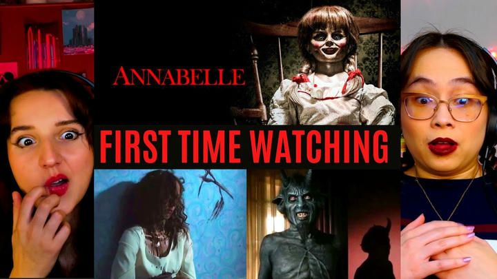 The GIRLS REACT to *Annabelle (2014)* SATAN HIMSELF?? (First Time Watching) Horror Movies