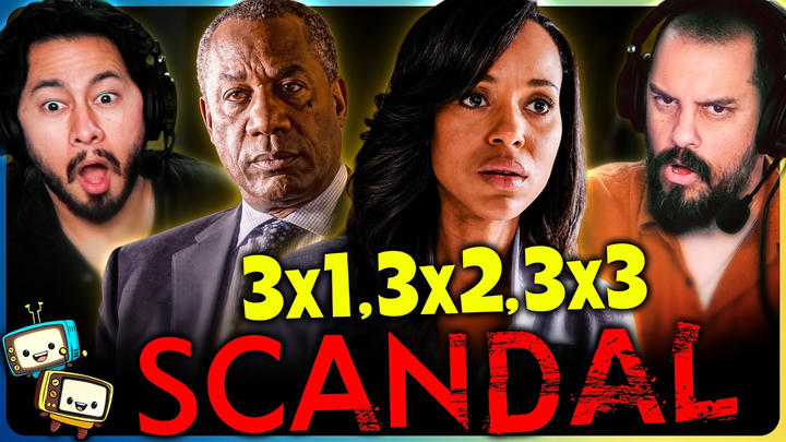 SCANDAL 3x1, 3x2 & 3x3 Reaction! | Kerry Washington | Shonda Rhimes