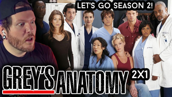 Season two! | First time watching GREY'S ANATOMY 2x1 'Raindrops Keep Falling On My Head' REACTION