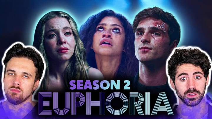 First time watching *EUPHORIA* SEASON 2 FULL BINGE (what a WILD RIDE?!) | Show Reaction