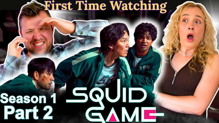 SQUID GAME First Time Watching  S1 | TUG-OF-WAR & MARBLES Break Us! | Part 2