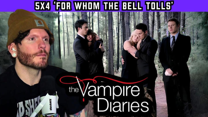 First time watching THE VAMPIRE DIARIES 5x4 'For Whom the Bell Tolls' REACTION