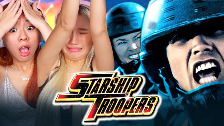 Asian Girls React | Starship Troopers | First Time Watch