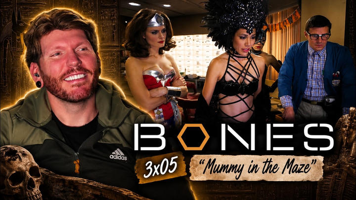 First time watching BONES 3x5 'Mummy in the Maze' REACTION