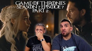 Game of Thrones Season 7 Episode 7 'The Dragon and the Wolf' Part 2 REACTION!!