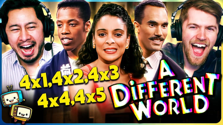 A DIFFERENT WORLD 4x1, 4x2, 4x3, 4x4 & 4x5 Reaction! | Jasmine Guy, Kadeem Hardison, w/ Jaby Koay