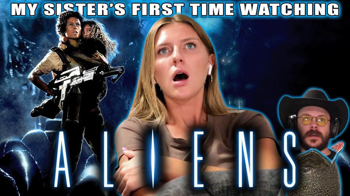 My Sister's First Time Watching Aliens (1986) | Berly's Movie Reaction | Mama is Mad!