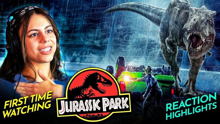 Leia hiding from JURASSIC PARK (1993) Movie Reaction FIRST TIME WATCHING [Reissue]