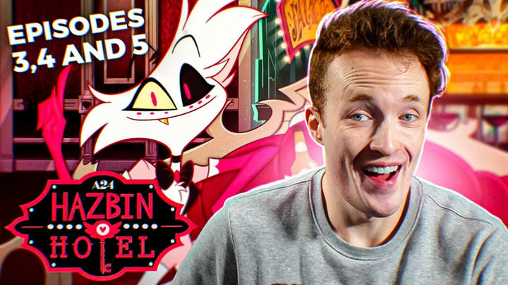 HAZBIN HOTEL Is AMAZING! Episodes 3-5 REACTION!