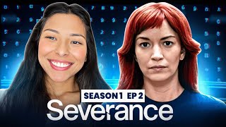 Severance Season 1 Episode 2 // Scary numbers, Helly's first day, and Mrs. Cobel is sus