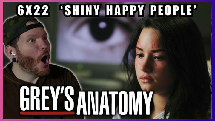 Demi Lovato?! | First time watching Grey's Anatomy REACTION 6x22 'Shiny Happy People'