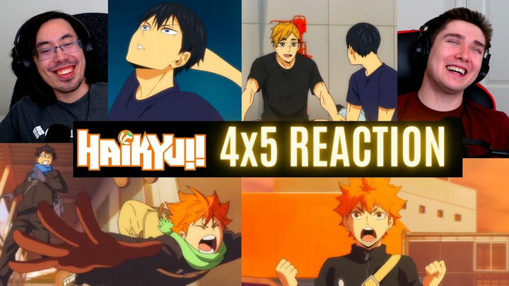 REACTING to *4x5 Haikyuu* HINATA & KAGEYAMA ARE BACK!! (First Time Watching) Sports Anime