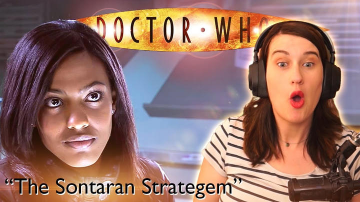 FIRST TIME WATCHING DOCTOR WHO! | 4x4 - The Sontaran Stratagem | Reaction