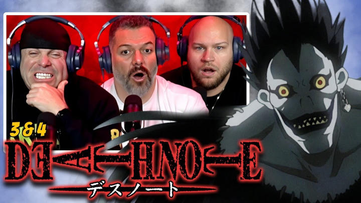 Death Note season 1 episode 1x3 & 1x4 (DUB)