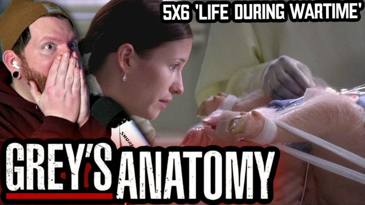 PIGS?! | First time watching Grey's Anatomy REACTION 5x6 'Life During Wartime'