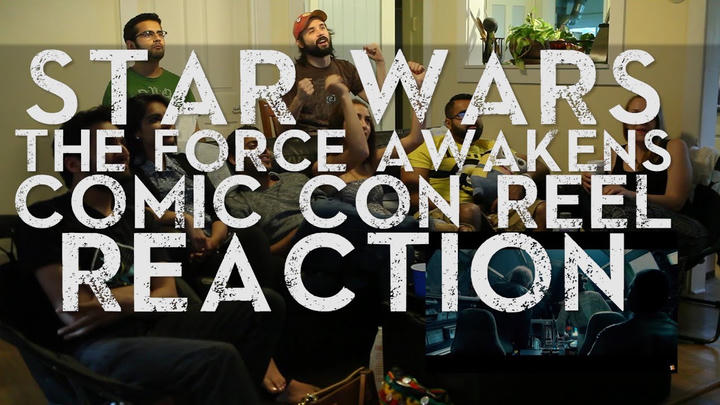 Star Wars: The Force Awakens - Comic-Con Reel - Group Reaction