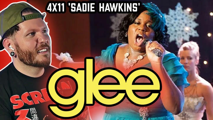 Locked out of Heaven was 🔥! | First time watching GLEE 4x11 'Sadie Hawkins' REACTION