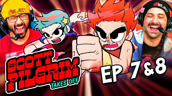 SCOTT PILGRIM TAKES OFF Episode 7 & 8 FINALE REACTION!! Netflix Anime Series | Ending Scene