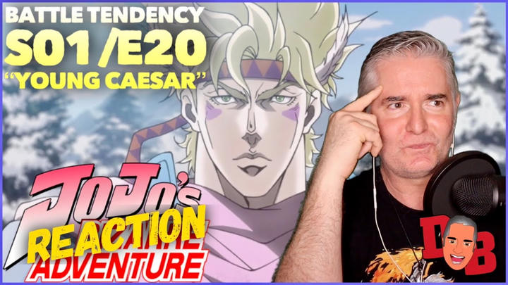 Jojo's Bizarre Adventure (Battle Tendency) S01/E20 "Young Caesar" REACTION