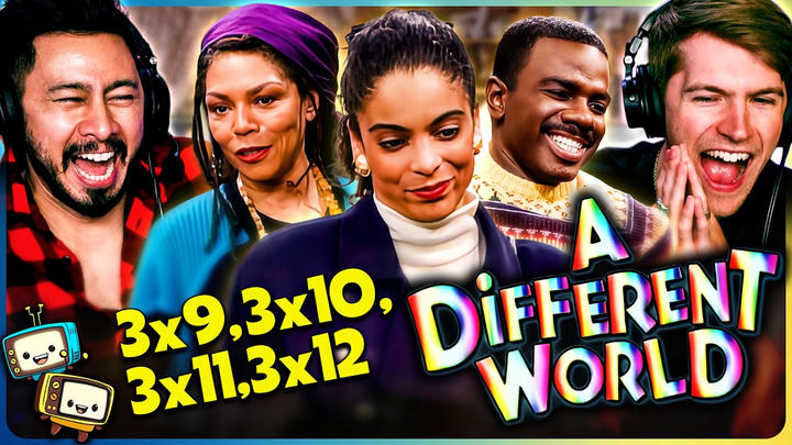A DIFFERENT WORLD 3x9, 3x10, 3x11, 3x12 Reaction! | Jasmine Guy, Kadeem Hardison, w/ Jaby Koay