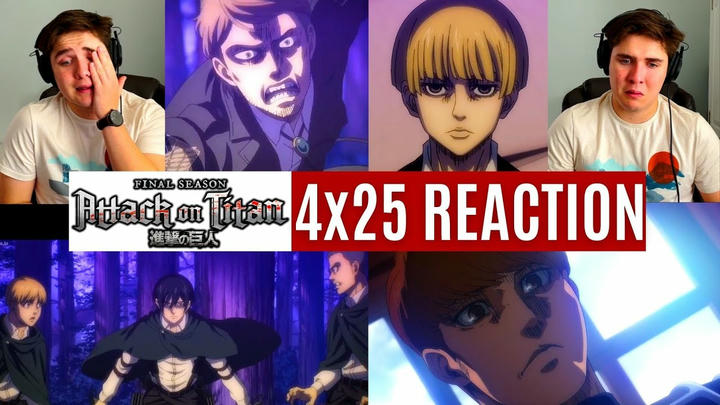 REACTING to *Attack on Titan 4x25* WE HEAR THE TRUTH?? (First Time Watching) AOT The Final Season
