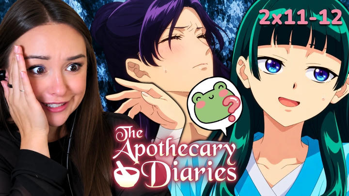 JINSHI'S SOMEWHAT LARGE FROG!? 🐸 The Apothecary Diaries | 2x11-12 | Reaction & Review