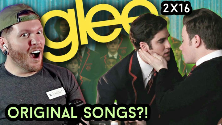 TROUTY MOUTH?! | GLEE 2x16 REACTION 'Original Song' | First time watching