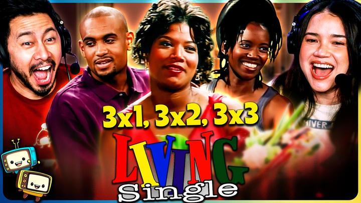 LIVING SINGLE (1995) 3x1, 3x2 & 3x3 REACTION! | First Time Watch | Queen Latifah | Kim Coles