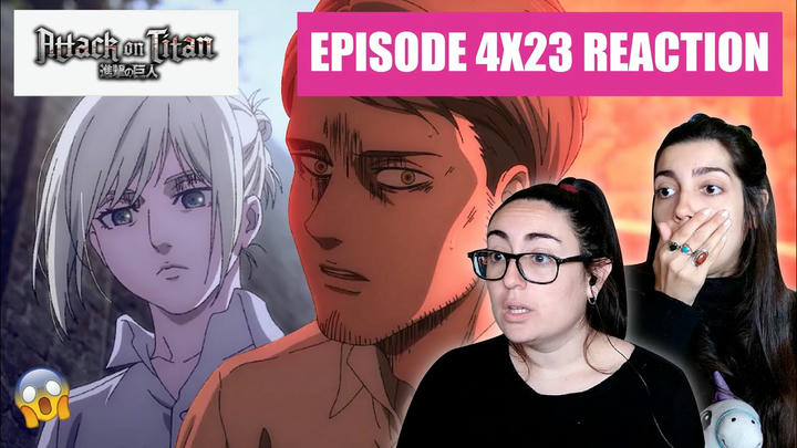 ATTACK ON TITAN Reaction 4x23 - "SUNSET"