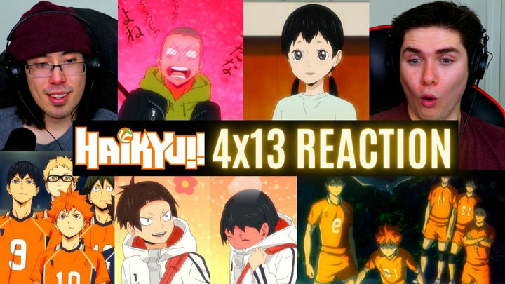 REACTING to *4x13 Haikyuu!!* A LOVE STORY?? (First Time Watching) Sports Anime