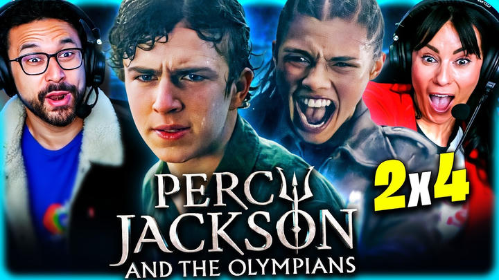 PERCY JACKSON AND THE OLYMPIANS Season 2 Episode 4 REACTION!! Sea Of Monsters | Disney Plus