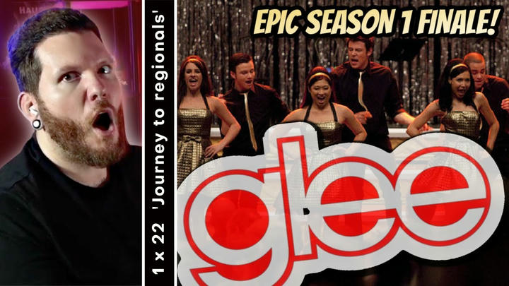 This is an EPIC season finale! | GLEE Reaction 1x22 'Journey to Regionals' | FIRST TIME WATCHING