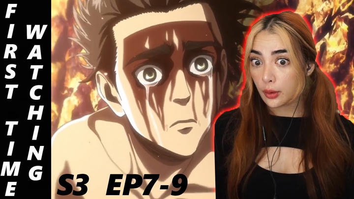 THE FIGHT FOR EREN ! // Attack on Titan Reaction S3 EP 7-9