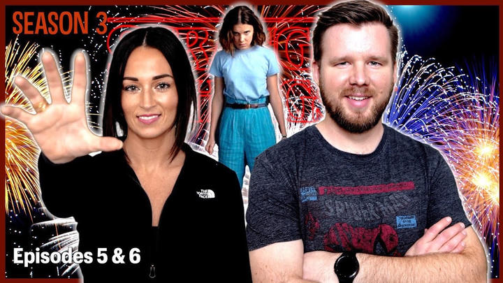 My wife watches Stranger Things for the FIRST time || Season 3 Episodes 5 & 6