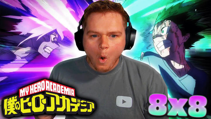 GREATEST ANIME EVER! My Hero Academia Season 8 Episode 8 REACTION!