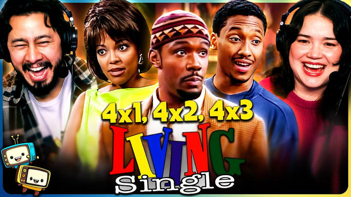 LIVING SINGLE (1996) 4x1, 4x2 & 4x3 REACTION! | First Time Watch | Queen Latifah