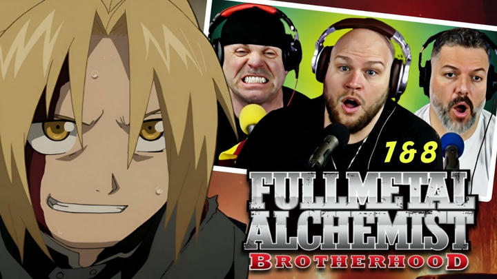 Fullmetal Alchemist Brotherhood reaction Ep 7 & 8 (DUB)