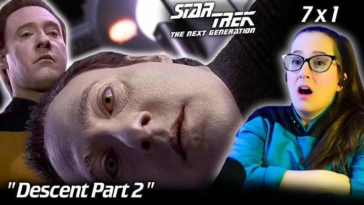 🖖Star Trek: The Next Generation 7x1 Descent Part 2 FIRST TIME WATCHING Reaction
