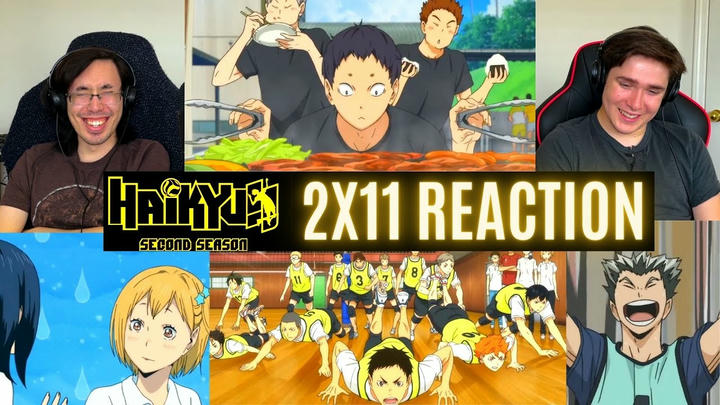 REACTING to *Haikyuu 2x11* THE END OF TRAINING (First Time Watching) Sports Anime