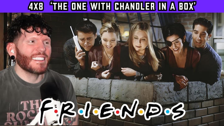 FIRST TIME WATCHING Friends REACTION 4x8 'The One with Chandler in a Box'