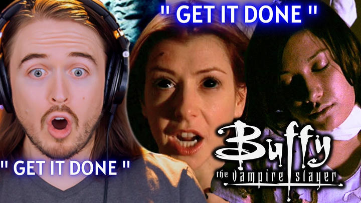 **TRAGIC ORIGIN?!* Buffy the Vampire Slayer S7 Ep 15 "Get It Done" Reaction: FIRST TIME WATCHING