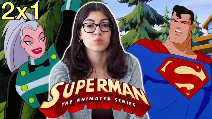 SUPERMAN: THE ANIMATED SERIES 2x1 REACTION "Blasts from the Past: Part 1" (SEASON 2 PREMIERE)