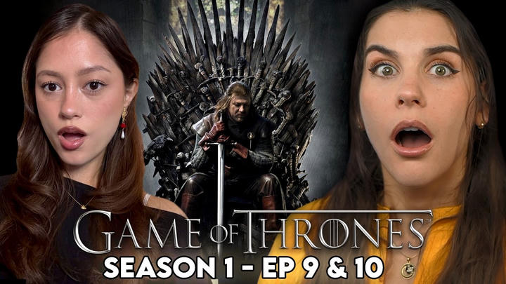 FIRE AND BLOOD | Having my Friend Watch Game of Thrones for the First Time | S1E9-10 | REACTION