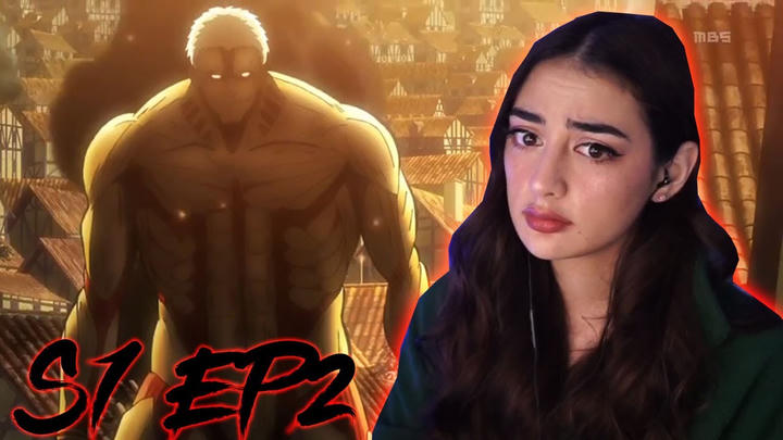 THIS SHOW IS INSANE / Attack on Titan Reaction & Review / S1 Ep2